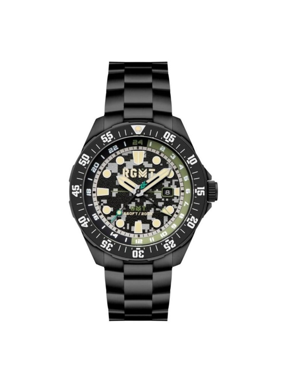 NWT Rgmt Continental Black Dial Men's Watch
